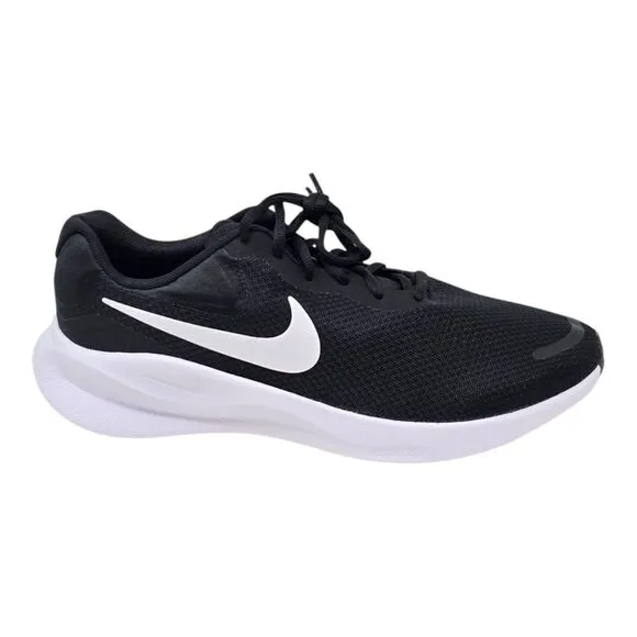 Nike Revolution 7 Wide Men's Sizes Black White Running Sneakers FB8501 002
