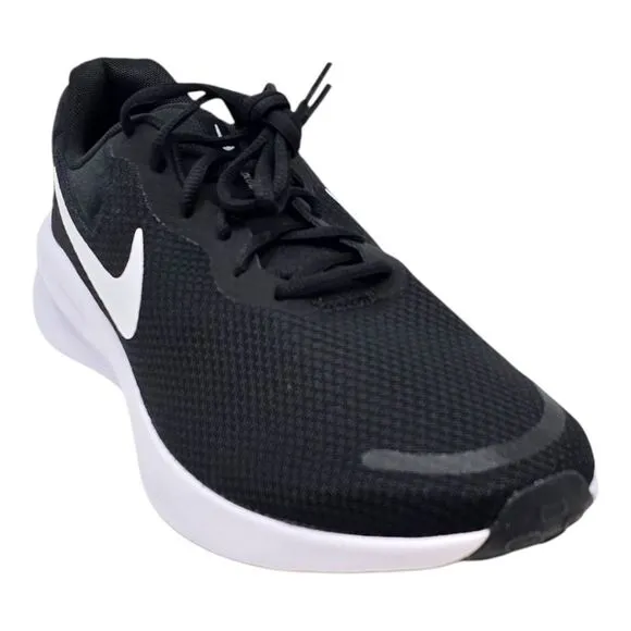 Nike Revolution 7 Wide Men's Sizes Black White Running Sneakers FB8501 002