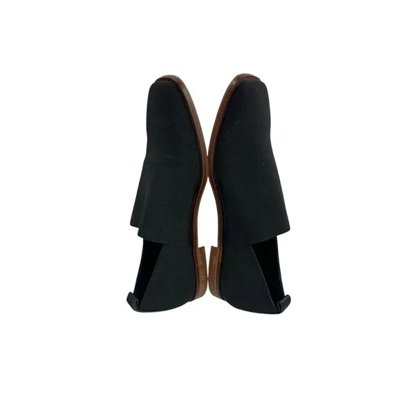 Nikki Chasin Elastic Marcel Loafer Shoes Flats Womens Size 39 Black Minimalist