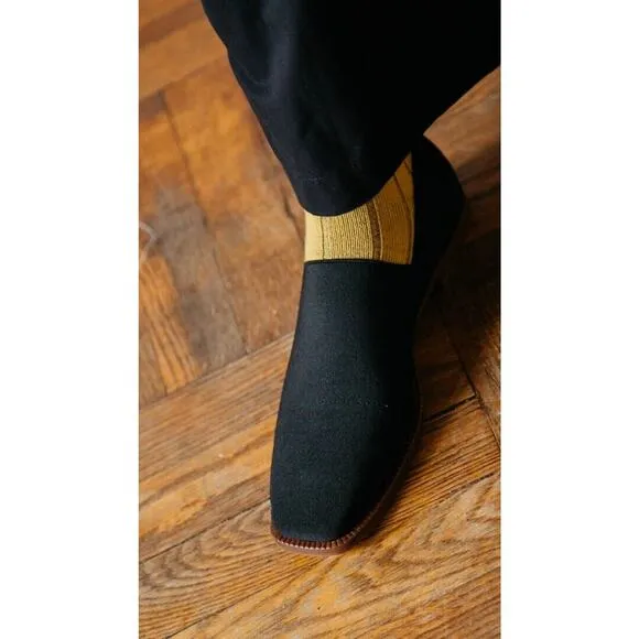 Nikki Chasin Elastic Marcel Loafer Shoes Flats Womens Size 39 Black Minimalist