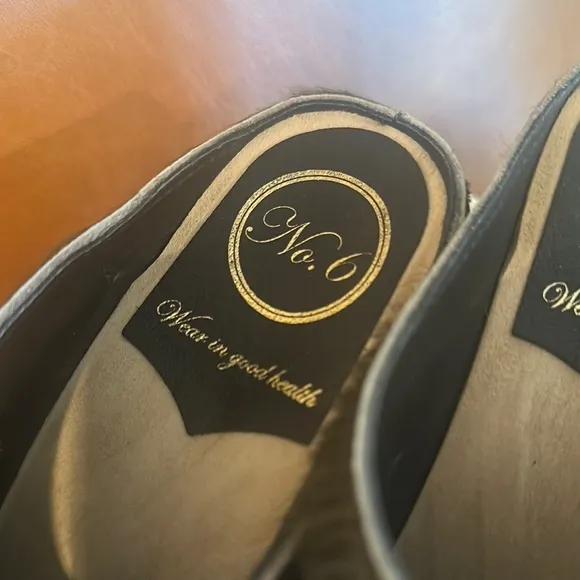 No. 6 Store: Green/Tan Clogs