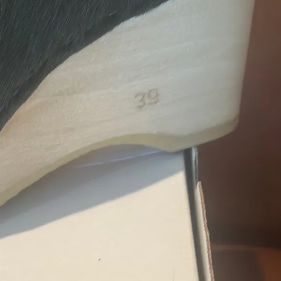 No. 6 Store: Green/Tan Clogs