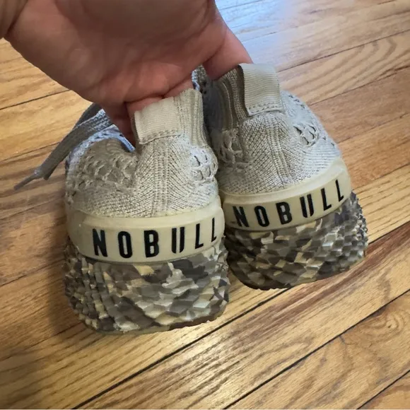 NoBull Aspire Knit Runner Cool Grey Unisex Running/Training Shoes Mens Size 10.5