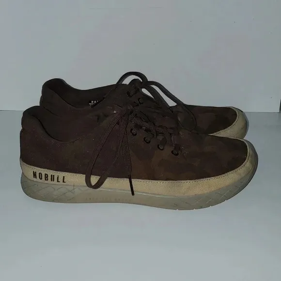 Nobull Grizzly Camo CrossFit Training Gym Shoes Men’s 12 or Women’s 13.5 Brown