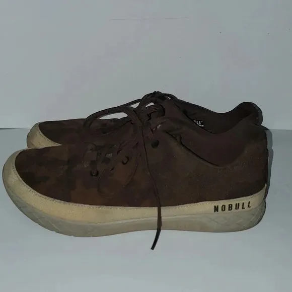 Nobull Grizzly Camo CrossFit Training Gym Shoes Men’s 12 or Women’s 13.5 Brown