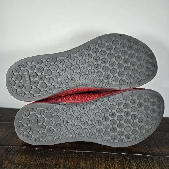 NOBULL High Top Trainer Mens Size 9 Gym Shoes Training Sneakers Red Gray