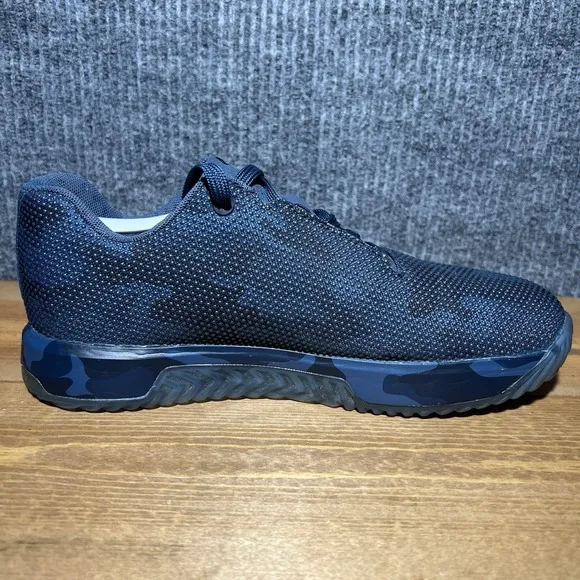 Nobull Mens 7 Shoes Blue Camo Outwork SuperFabric Athletic Training Gym Workout