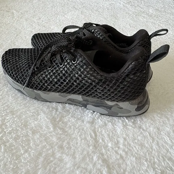 NoBull Night Camo Black Mesh Runner Running Shoes Mens Size 8 Women's 9.5