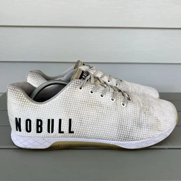 NOBULL Outwork Mens Size 13 Training Shoes White Athletic Gym Sneakers
