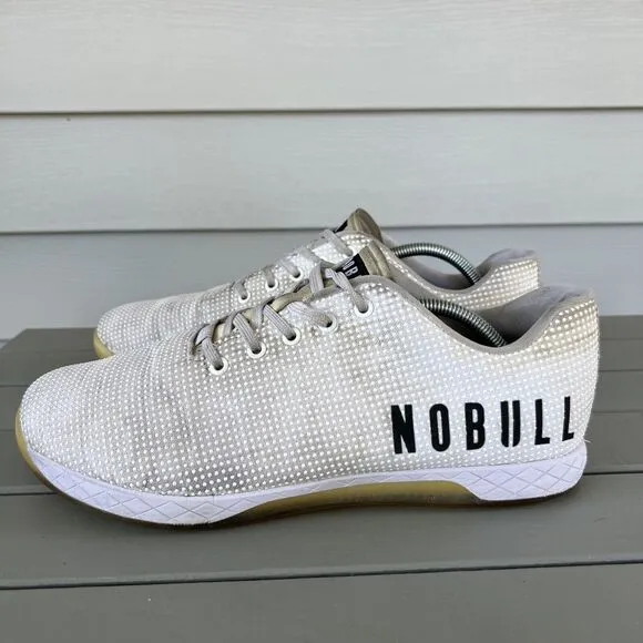 NOBULL Outwork Mens Size 13 Training Shoes White Athletic Gym Sneakers
