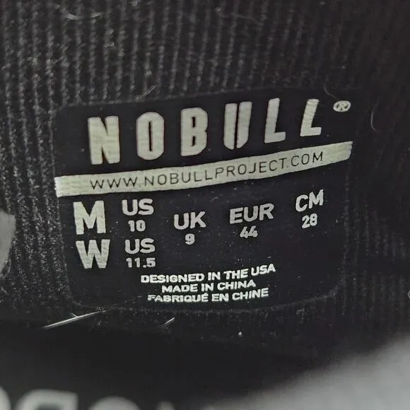 Nobull Project Outwork Triple Black High Top Athletic Gym Training Shoes Mens 10