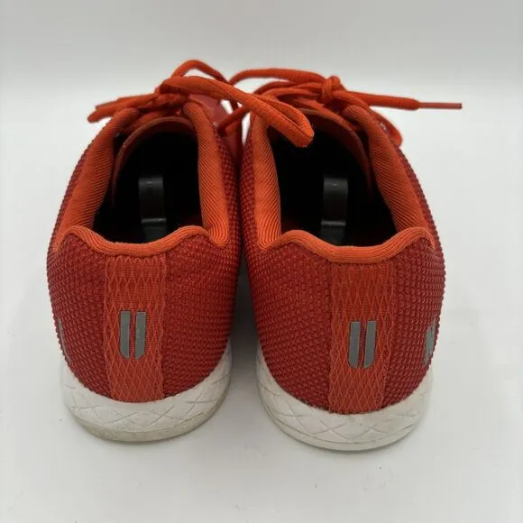 NoBull Superfabric Athletic Training Shoes Men's 7.5 Women's 9 Red Low Top