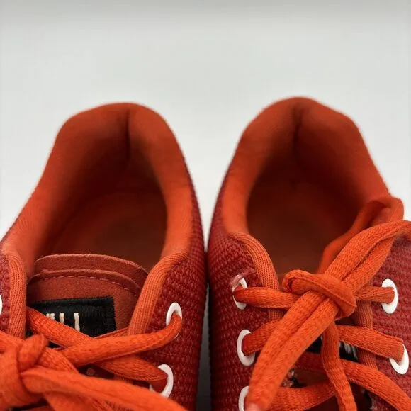 NoBull Superfabric Athletic Training Shoes Men's 7.5 Women's 9 Red Low Top