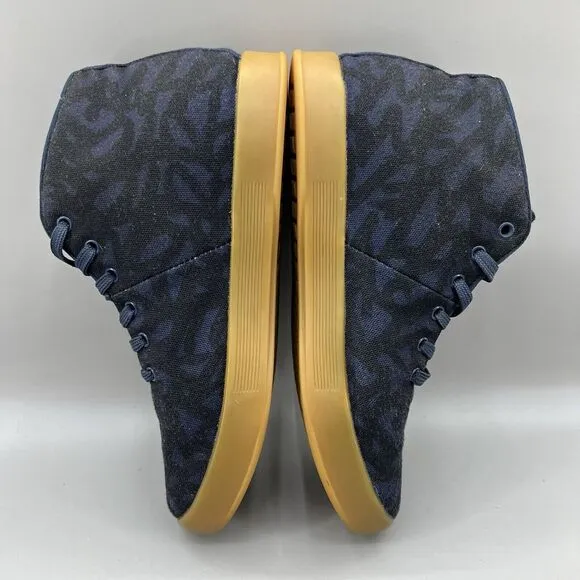 Nobull Toomey Women Size 8 Shoes Blue Black Gum Bottom Canvas Training Sneakers