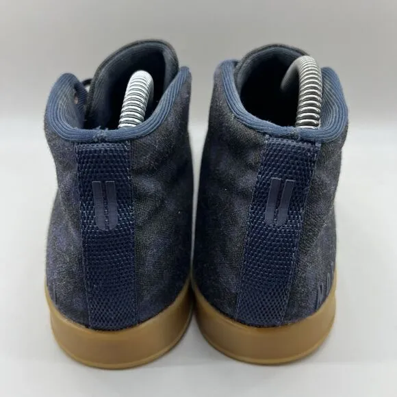 Nobull Toomey Women Size 8 Shoes Blue Black Gum Bottom Canvas Training Sneakers