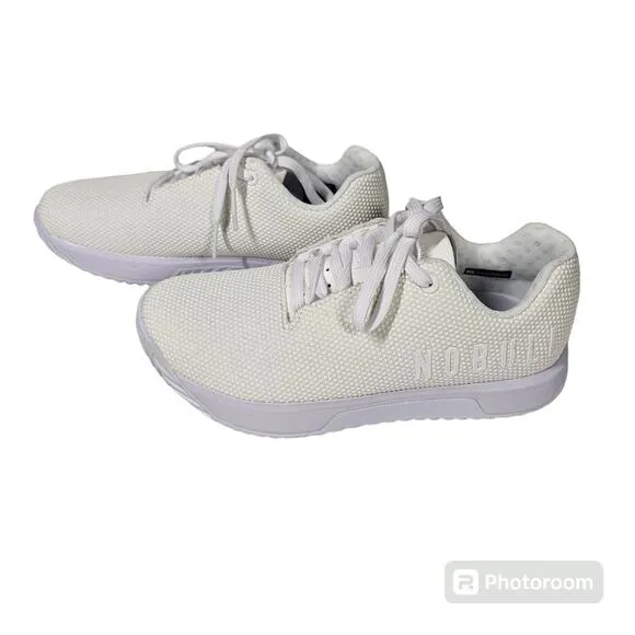 NOBULL Unisex IMPACT Training Shoes White NWOT W8/M6.5