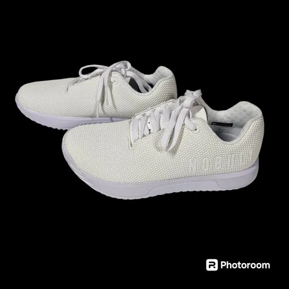 NOBULL Unisex IMPACT Training Shoes White NWOT W8/M6.5
