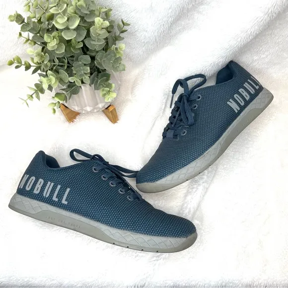 Nobull Women’s Gum Trainer Shoes Size 8.5 Navy Blue Athletic Low Top Sneakers