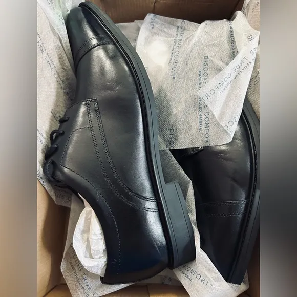 Nunn Bush Baxter Cap Toe Black Oxford Men's Size 10.5M New in Box
