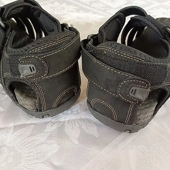 Nunn Bush Men's Sandal Rio Bravo Fisherman Shoes 84799-001 Black Lightweight 10M