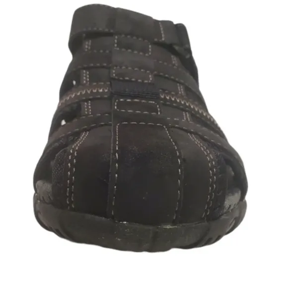 Nunn Bush Men's Sandal Rio Bravo Fisherman Shoes 84799-001 Black Lightweight 10M