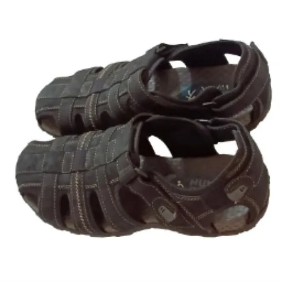Nunn Bush Men's Sandal Rio Bravo Fisherman Shoes 84799-001 Black Lightweight 10M