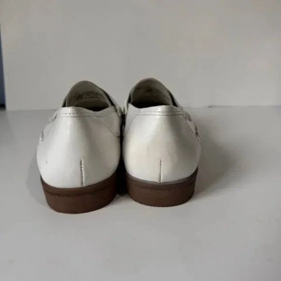 Nunn Bush mens white  loafer style shoes EUC size 10