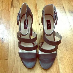 NWOB Jones Ankle Strap Block Heel Sandals