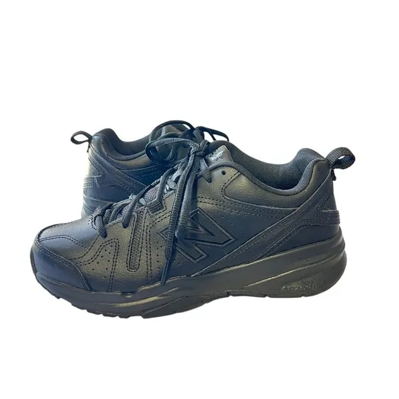 NWOB New Balance 608 V5‎ Training Shoes Slip Resistant Black Size 8.5 W/ 7 M