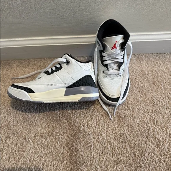 NWOT Jordan Kids Shoes - White and Black