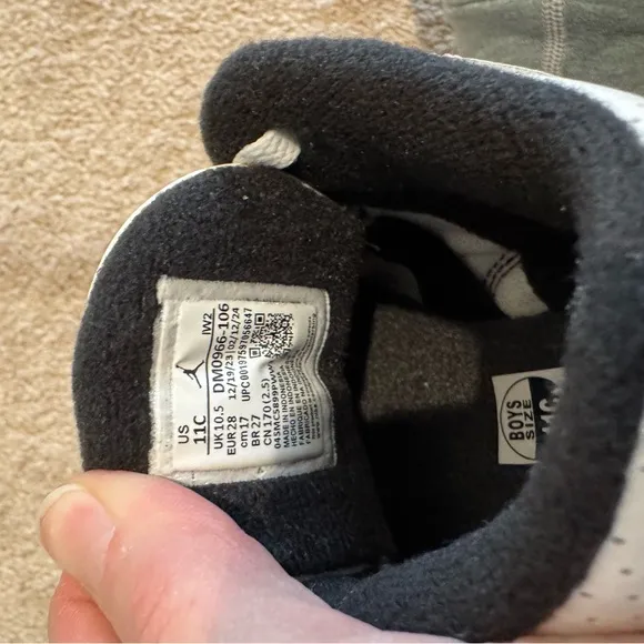 NWOT Jordan Kids Shoes - White and Black