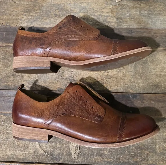 NWOT Kork-Ease Rori Laceless Leather Versatile Oxford Shoes in Tan Rum. 11M