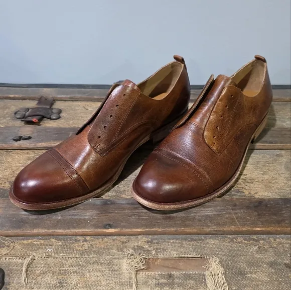 NWOT Kork-Ease Rori Laceless Leather Versatile Oxford Shoes in Tan Rum. 11M
