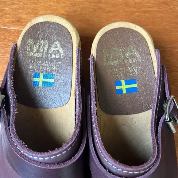 NWOT Mia Alma Made In Sweden Women's Clog Shoes Size 36