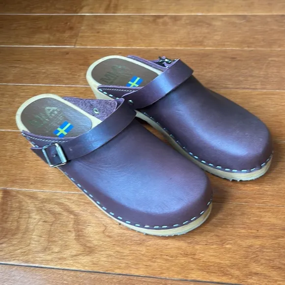 NWOT Mia Alma Made In Sweden Women's Clog Shoes Size 36
