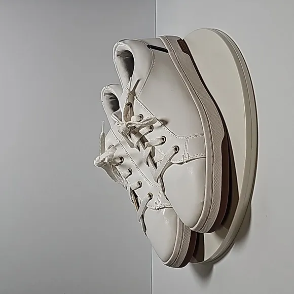 NWOT Sperry Top-Sider Charter LTT Court Sneakers Tennis Shoes Leather White 12