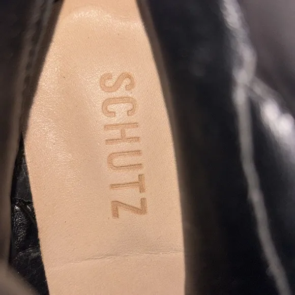 NWOT Women Schutz Shoes Booties | Silvetty Nubuck &amp; Rhinestones Bootie Size 5.5