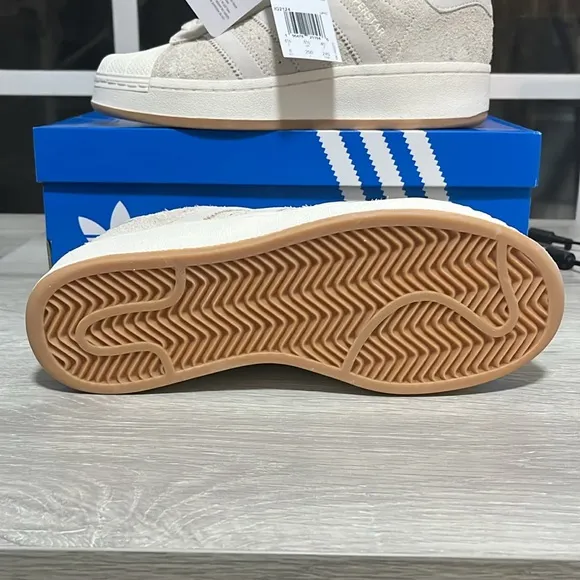 NWT Adidas Originals Superstar XLG Women's Shoes - Beige/Wonder White - IG2124