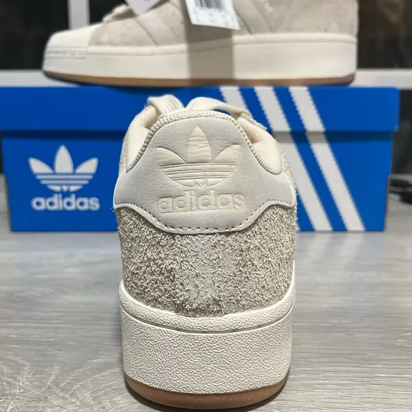NWT Adidas Originals Superstar XLG Women's Shoes - Beige/Wonder White - IG2124