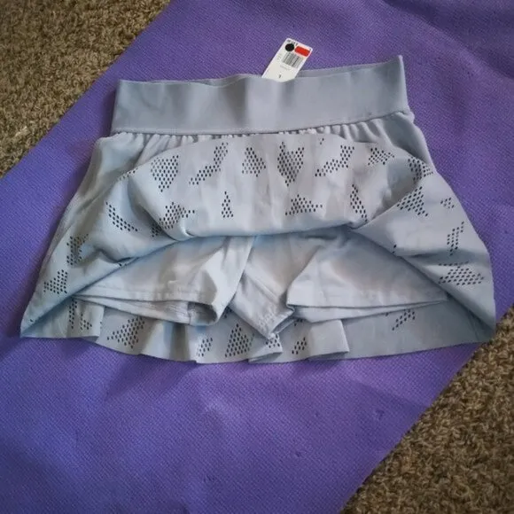 Nwt Adidas Stella McCartney Gray Pretty Tennis Skort Skirt w/ Shorts L Large