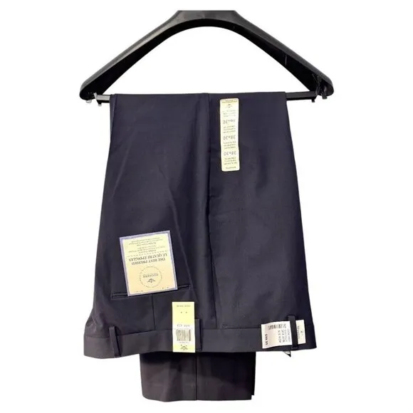 NWT Dockers mens Dark Navy pro style straight fit pants 38/30
