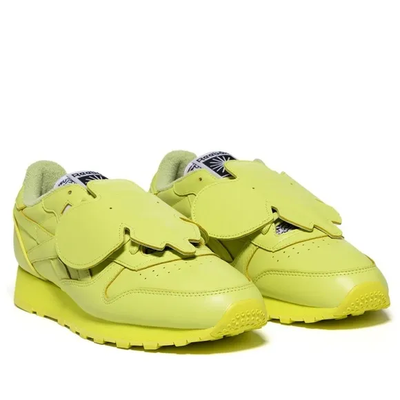 NWT Eames x Reebok Collab Sneaker Aloe Yellow Green Neon Sneakers Unisex shoes