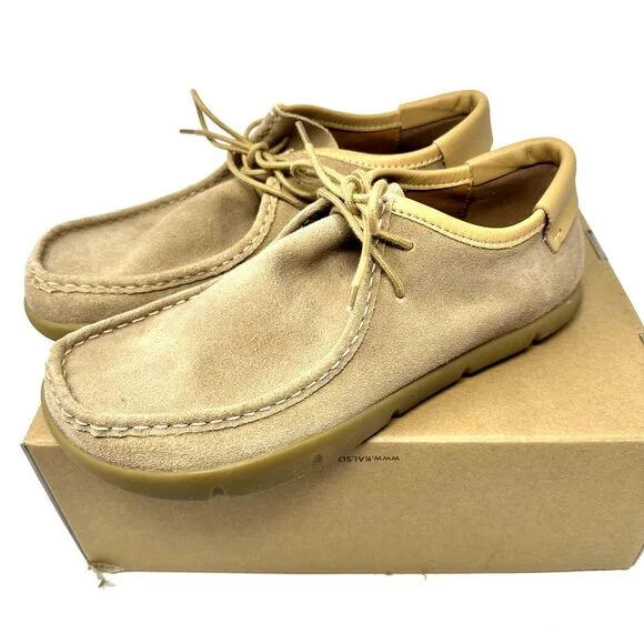 NWT Earth Mens Kalso Tan Darby Suede Gum Sole Shoes Size 10.5