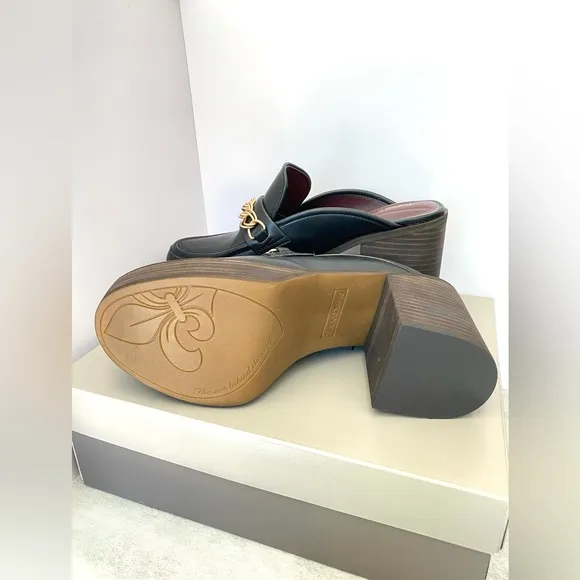 NWT Franco Sarto Katra-Clog Mules Black Women's Size 9