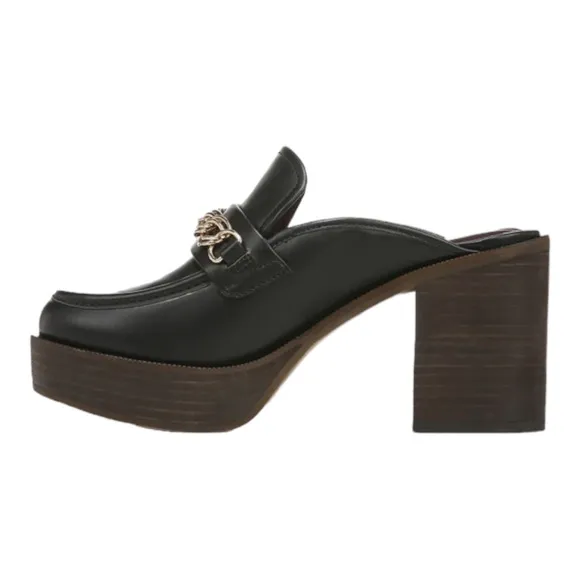 NWT Franco Sarto Katra-Clog Mules Black Women's Size 9