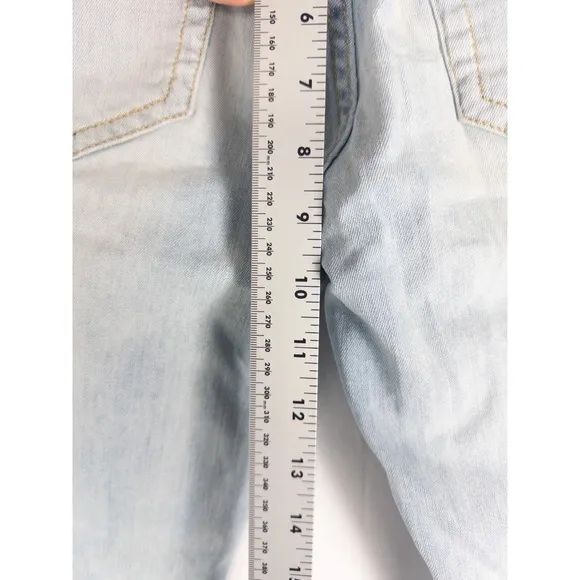 NWT Grace in LA Jeans Womens 31 Lightwash Bootcut High Rise Floral Cotton Blend