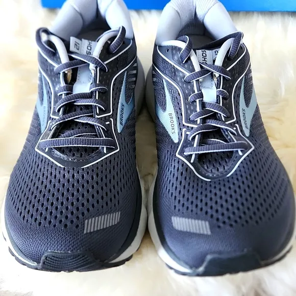 NWT IOB Brooks Ghost 12 Women's Size 8.5 Running Sneakers 🩶🏃‍♀️💙