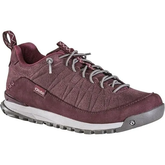 NWT Oboz Women's Jeannette Low Casual Shoe, Dark Dahlia, 7.5