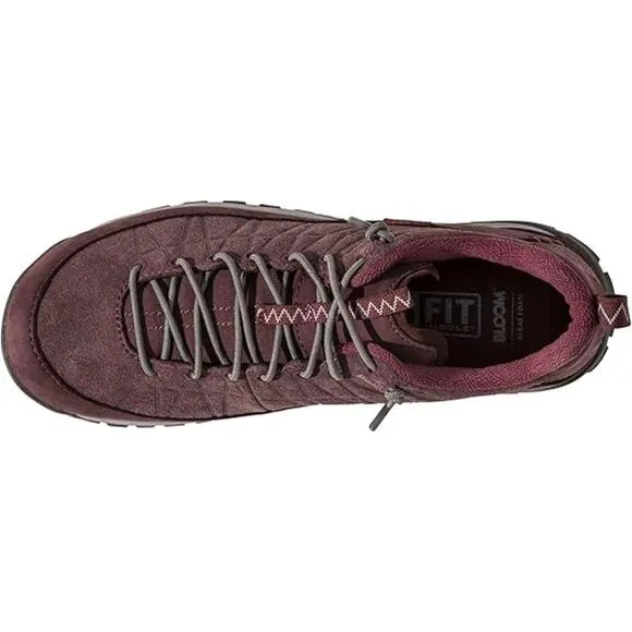 NWT Oboz Women's Jeannette Low Casual Shoe, Dark Dahlia, 7.5
