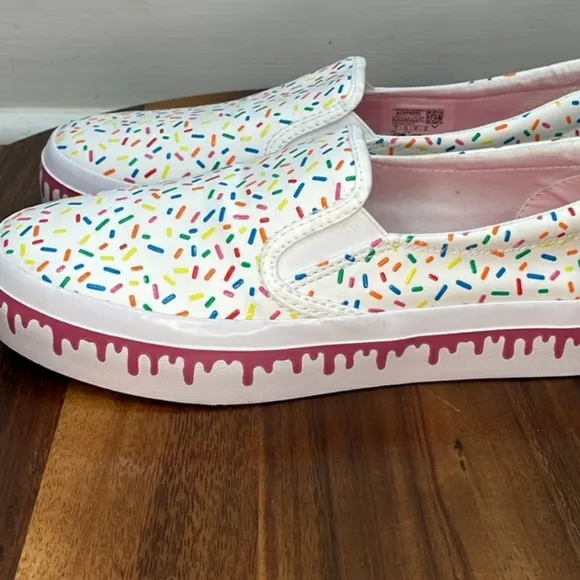 NWT SPERRY Top Sider Sprinkle Baby Jimmie Slipons Boat Wet Park Day Tennis Shoes
